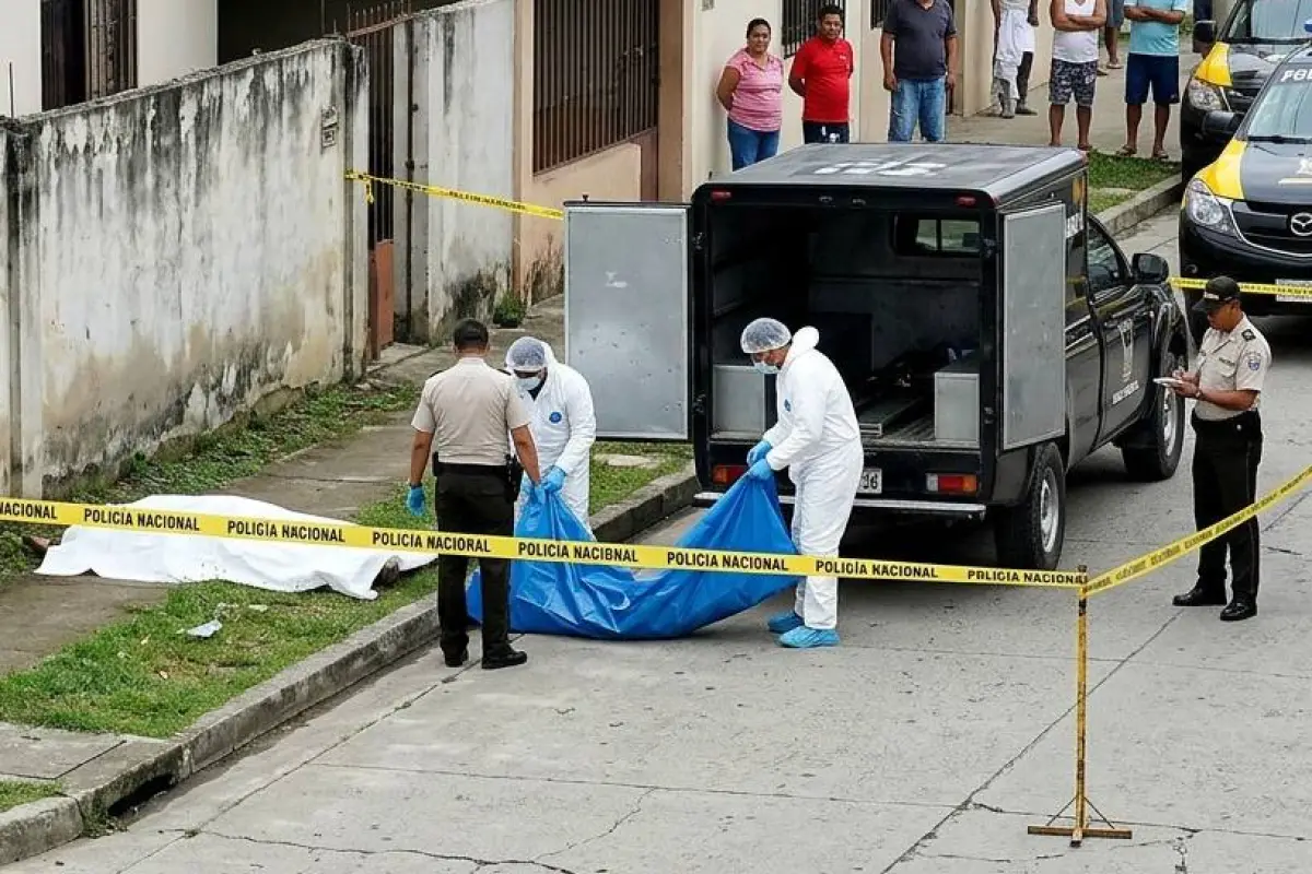 Agentes de la Policía llegan a las escena de los crímenes a recabar la mayor cantidad de indicios., Foto: Referenncial con IA