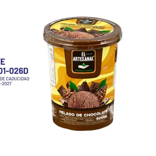 Arcsa alerta por presencia de bacteria en lote de helado de chocolate “La Artesanal”