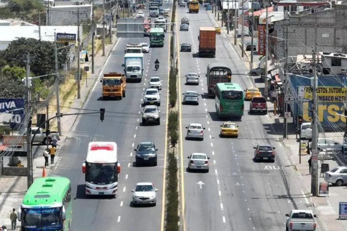 Un tramo de la Panamericana Norte., Cortesía