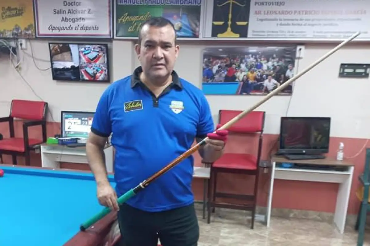 El chonense Luis Aveiga participará en el Circuito Nacional de Billa a Tres Banda