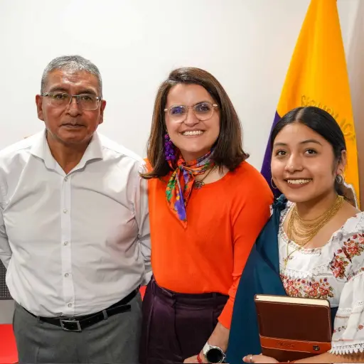 Daniel Noboa ratifica delegaciones de la vicepresidenta María José Pinto en desarrollo humano