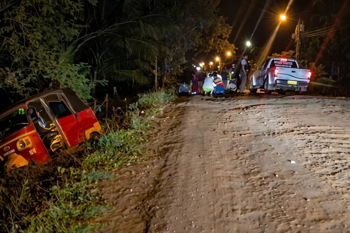 La Policía acudió al lugar del accidente para encargarse de la investigación., ED