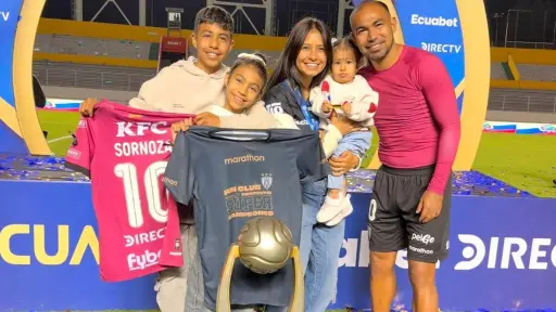 De tal palo, tal astilla: el golazo del hijo de Junior Sornoza que emocionó a su padre
