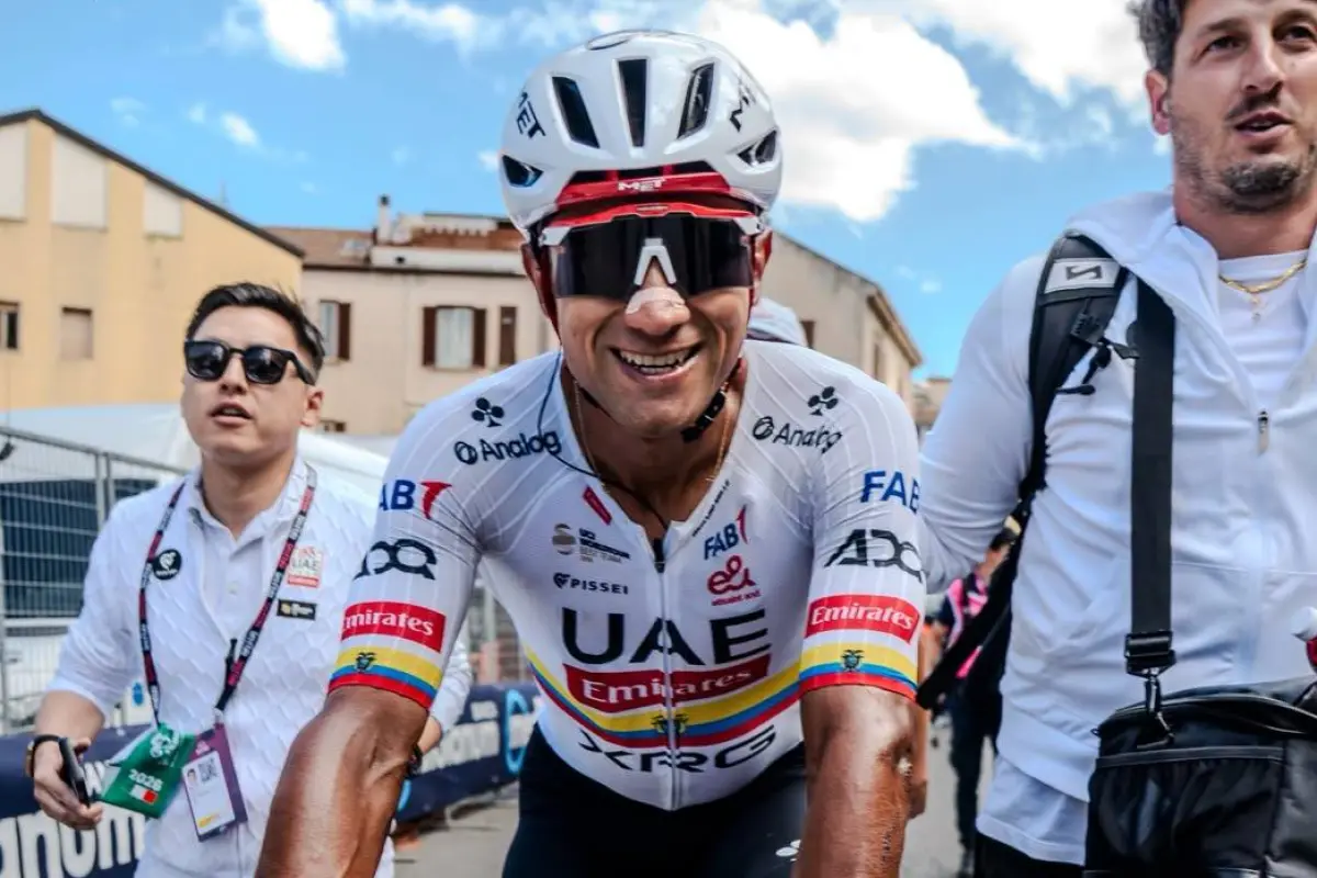 Jhonatan Narváez llegó en el puesto 13 en la sexta etapa del Giro de Italia