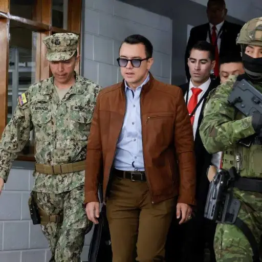 Noboa ratifica cooperación con Estados Unidos tras ataque a campamento en Sucumbíos