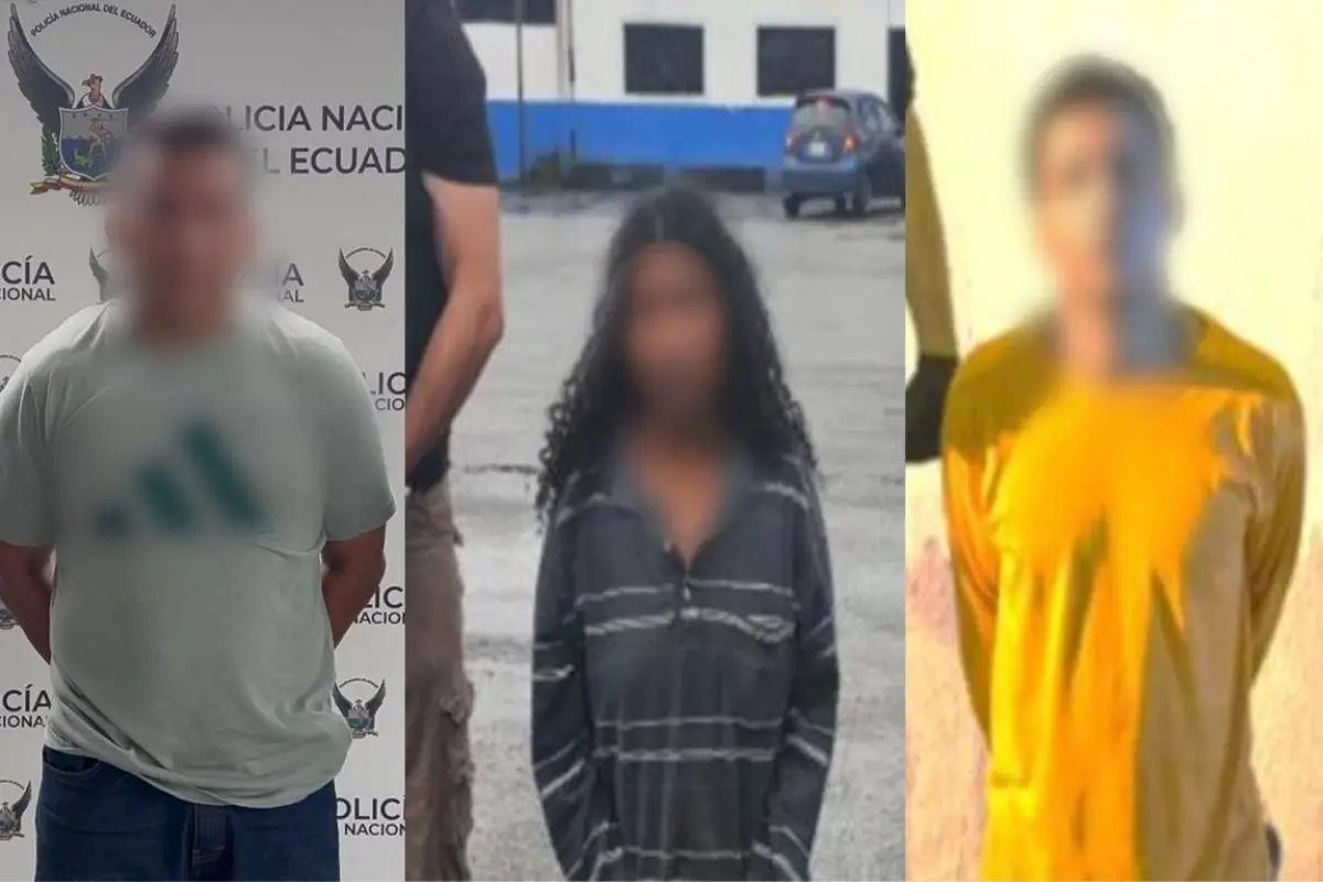 Los sospechosos enfrentan cargos por el delito de extorsión., Cortesía
