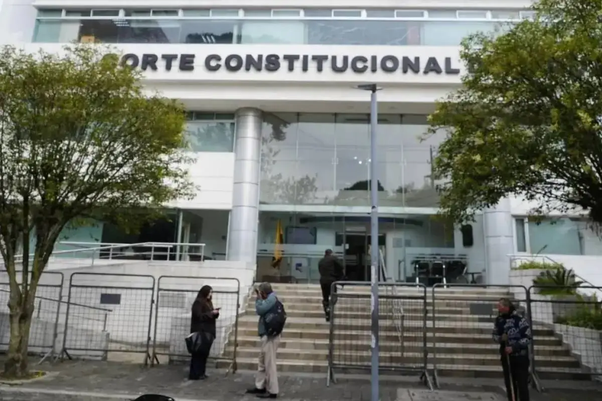 Fachada del edificio de la Corte Constitucional., API