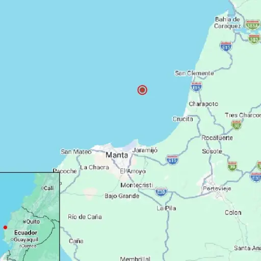 ¿Lo sintió? Un fuerte remezón sorprendió a varias ciudades de Manabí este 14 de mayo