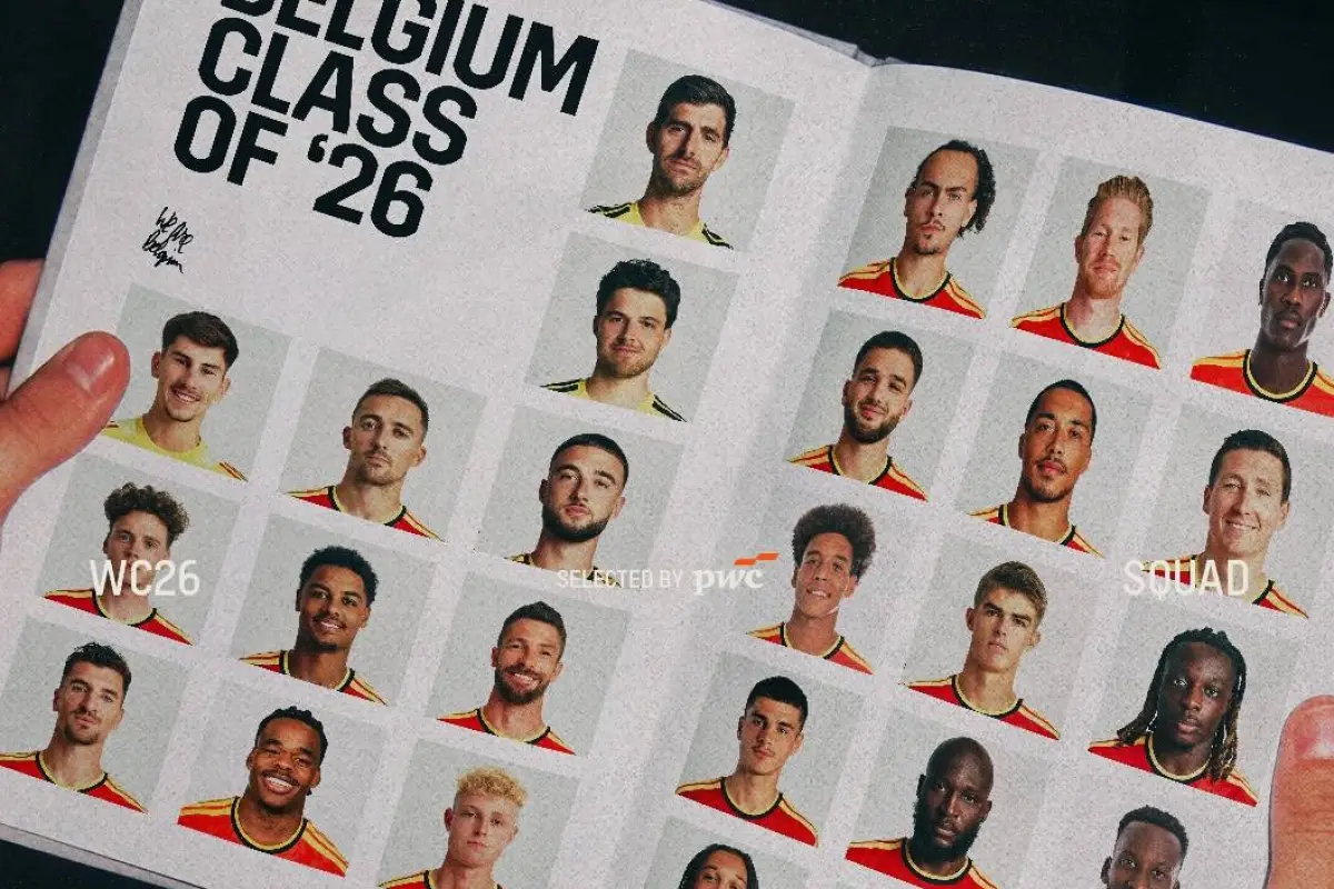 Los convocados de Bélgica para el Mundial 2026