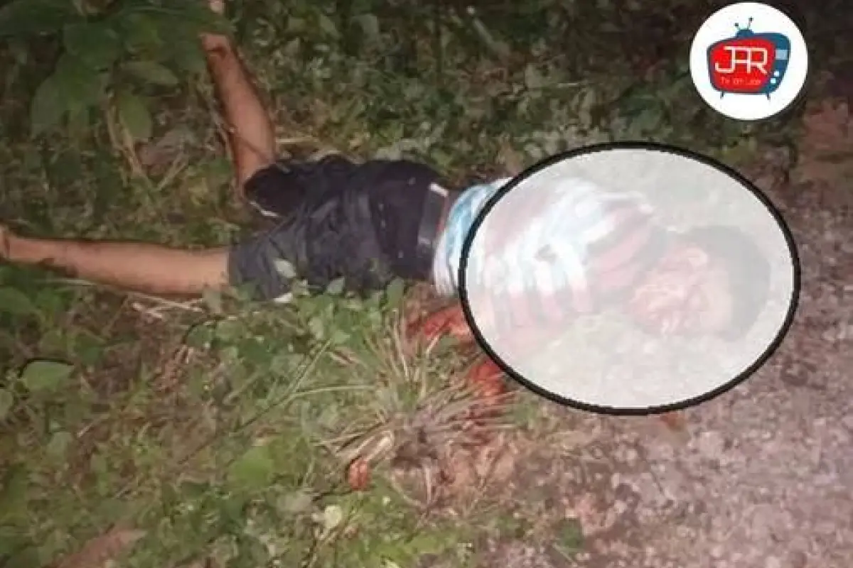 El cuerpo hallado en La Concordia., Cortesía