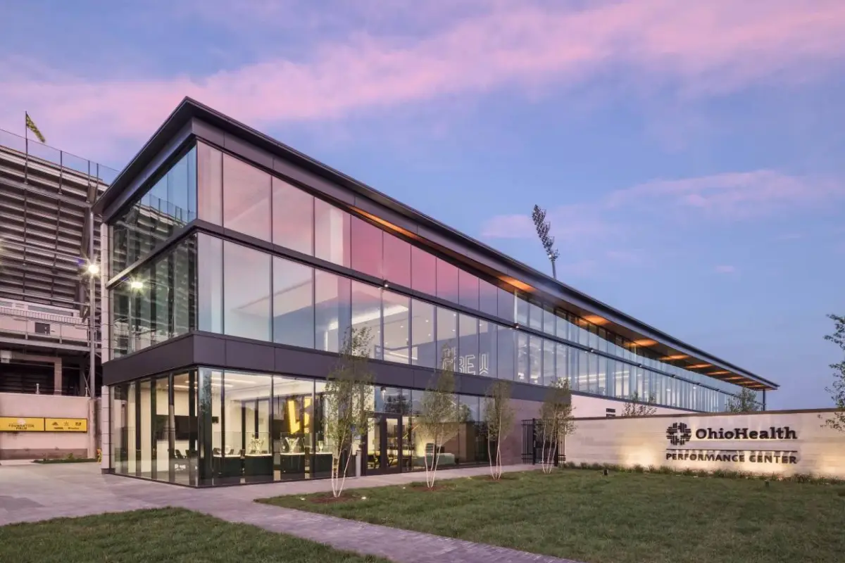 Esta es el área de ingreso al moderno centro de alto rendimiento.,  Columbus Crew 