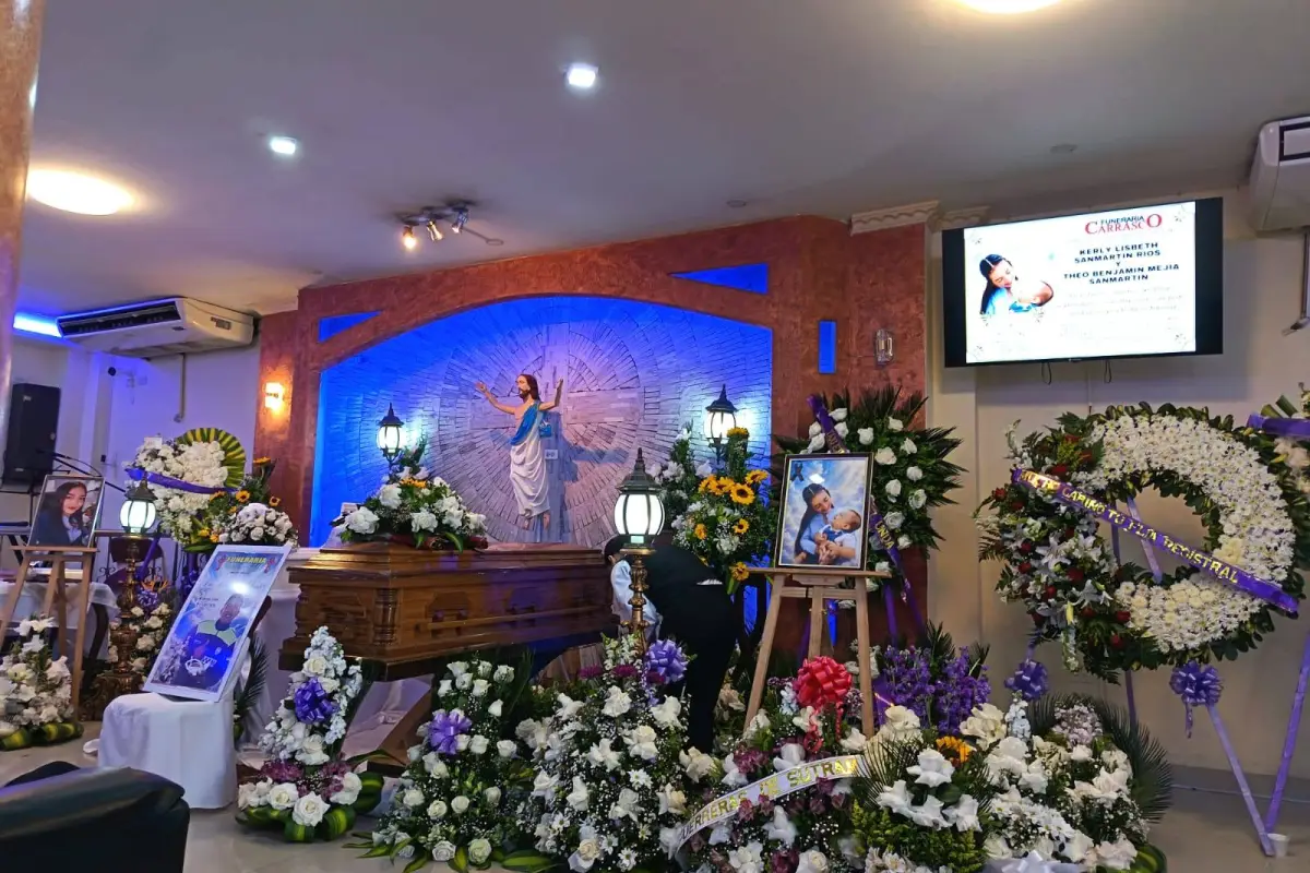 El velatorio de madre e hijo., Diario Centro