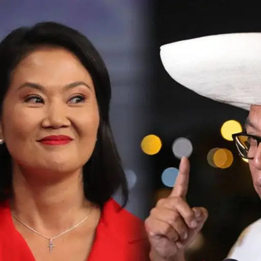 Keiko Fujimori y Roberto Sánchez pasan a segunda vuelta de las presidenciales con el 100% del voto escrutado