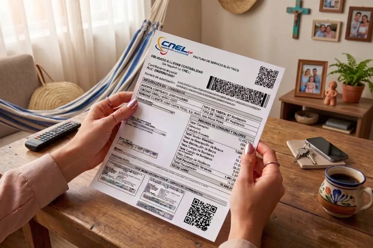 Planilla de luz de abril en Ecuador con descuento por decreto de Noboa tras ola de calor