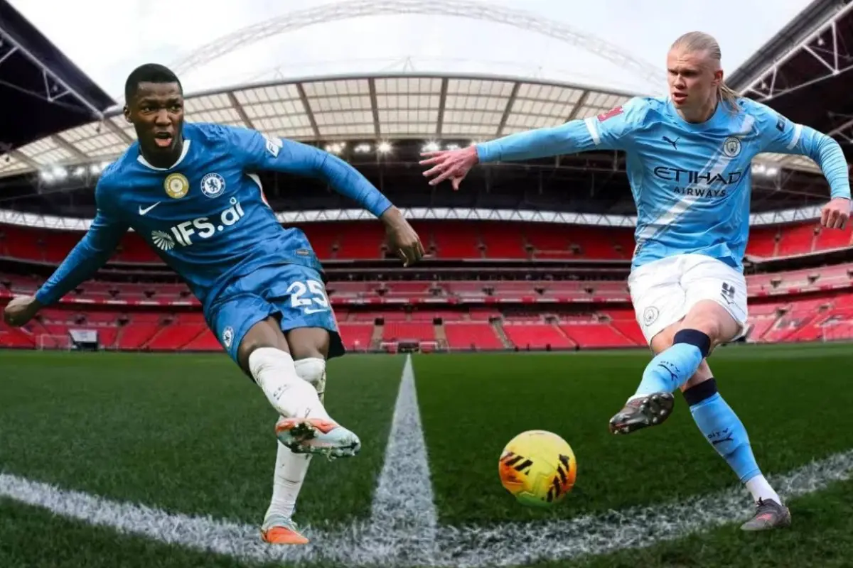 Moisés Caicedo y Erling Haaland serían titulares en la final de la FA Cup