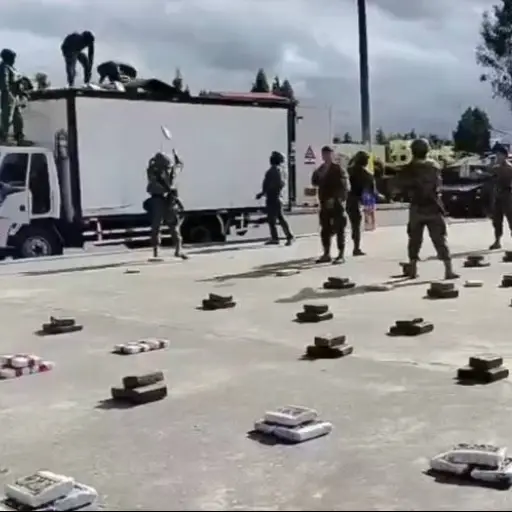 Fuerzas Armadas decomisaron casi una tonelada de marihuana encaletada en el furgón de un camión