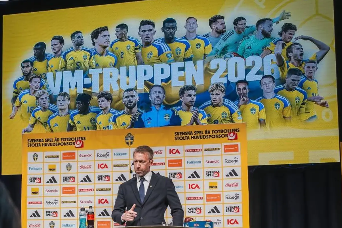 Suecia ya definió a sus 26 convocados para el Mundial 2026