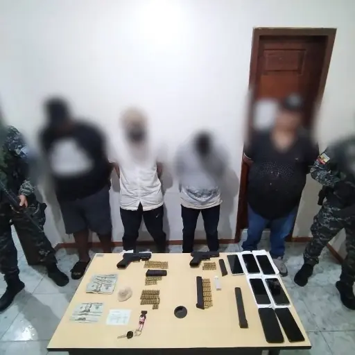 Desarticulan banda criminal en Napo con armas y explosivos