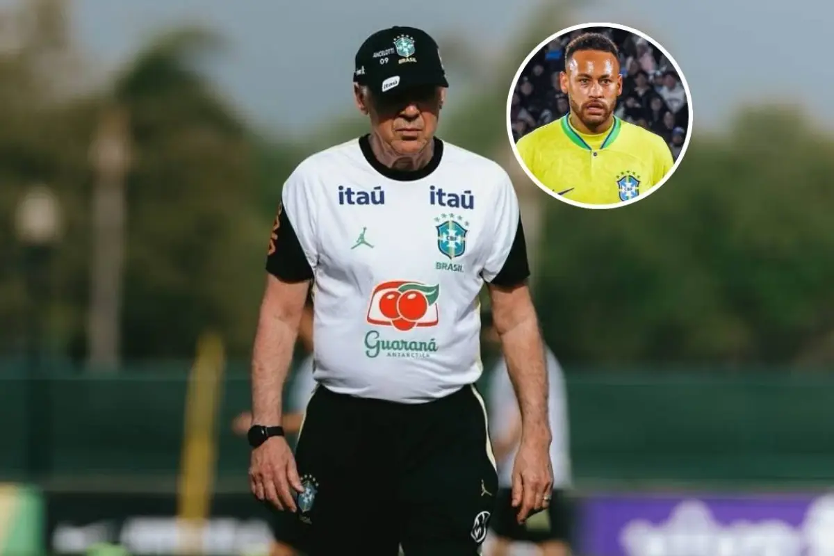 Carlo Ancelotti, seleccionador de Brasil, habló sobre las posibilidades de Neymar para el Mundial
