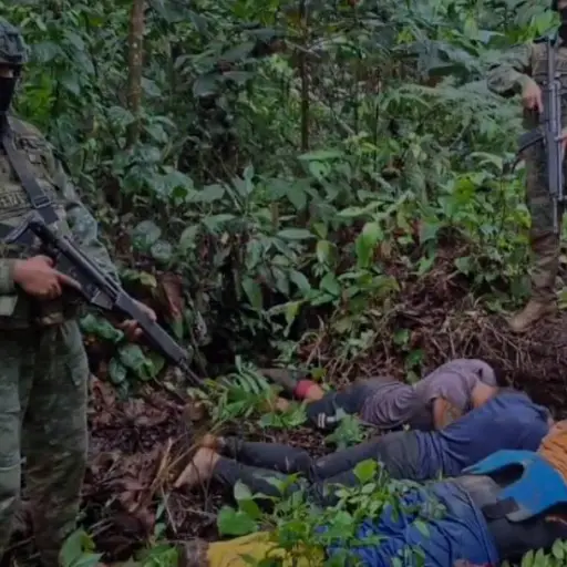 Operativo militar en Taisha contra minería ilegal deja cuatro aprehendidos