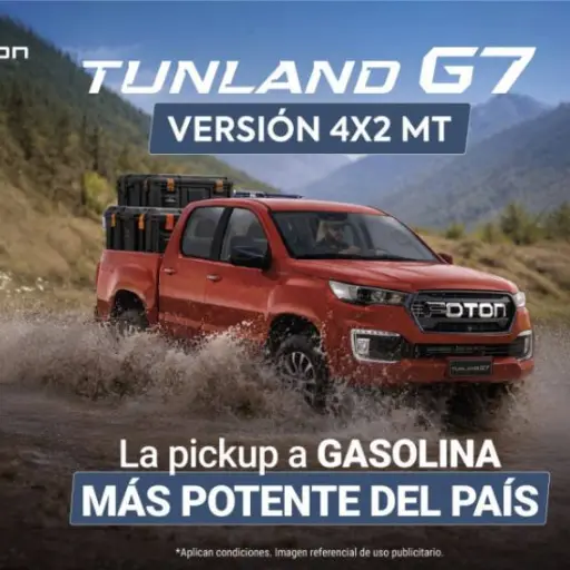 Tunland G7: La pick-up a gasolina más potente de Ecuador ya está aquí