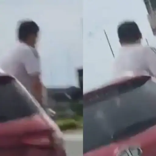 Video de hombre orinando desde vehículo en movimiento reabre debate sobre sanciones en Guayaquil