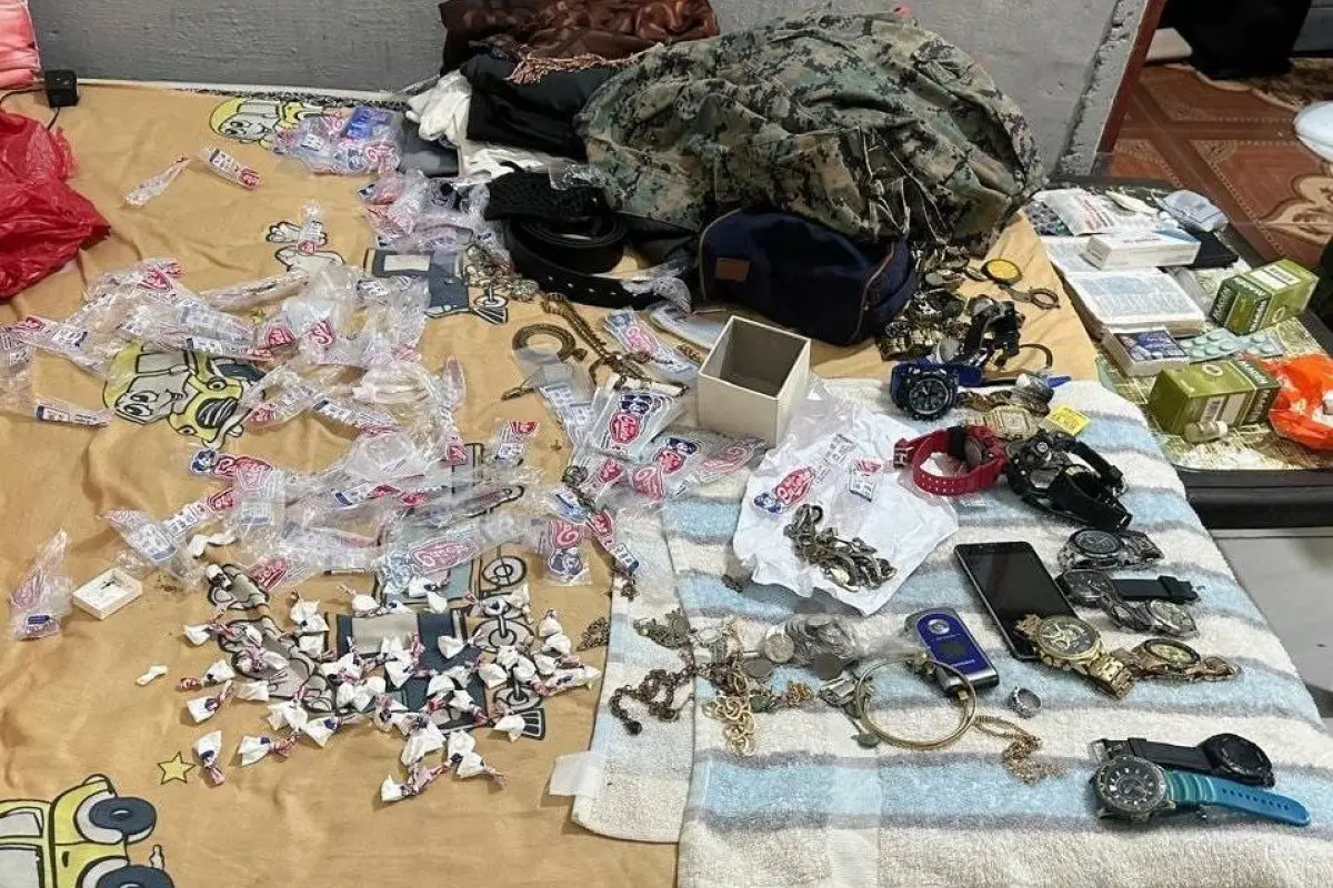 Las evidencias halladas por los militares durante la incursión enn la vivienda ubicada en Guayaquil., Foto: Fuerzas Armadas