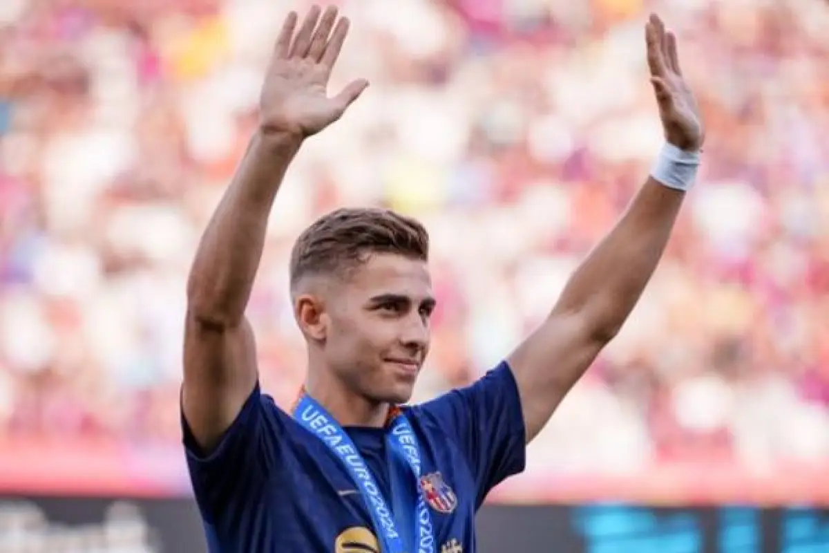 Fermín López jugador del F.C. Barcelona