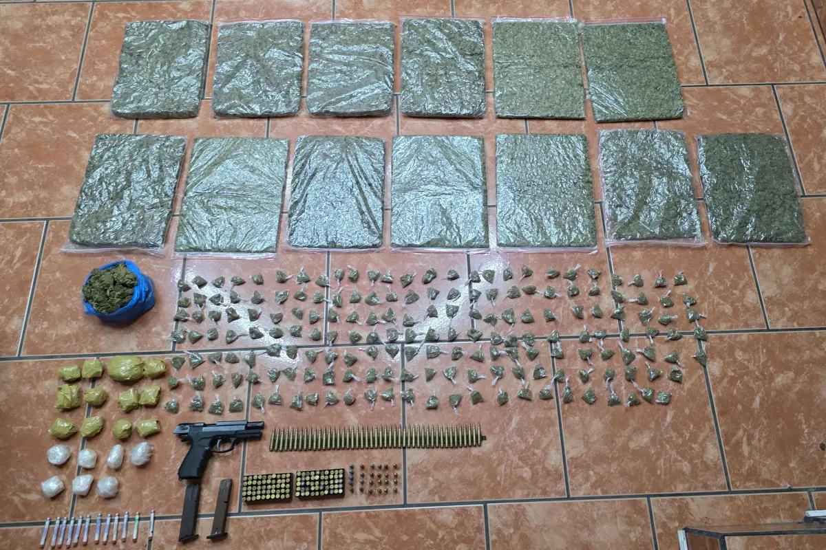Lo que halló la Policía en un inmueble de la cooperativa Cristo Vive., Cortesía