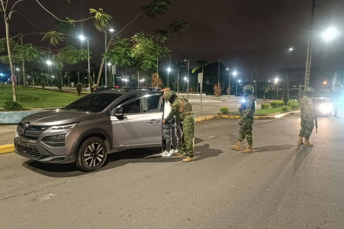 El Bloque de Seguridad en uno de los controles., Diario Centro