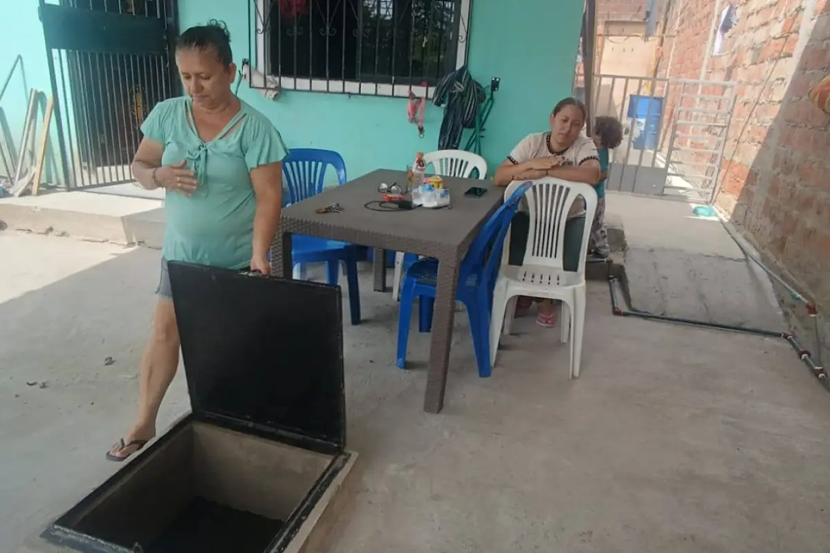 Habitantes de Eloy Alfaro denuncian problemas de abastecimiento de agua potable