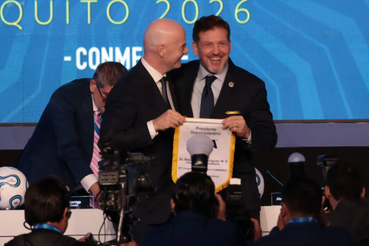 El 23 de abril del 2026 el presidente de la FIFA Gianni Infantino fue invitado por Alejandro Domínguez de la Conmebol durante el 82 Congreso de la entidad deportiva., API.