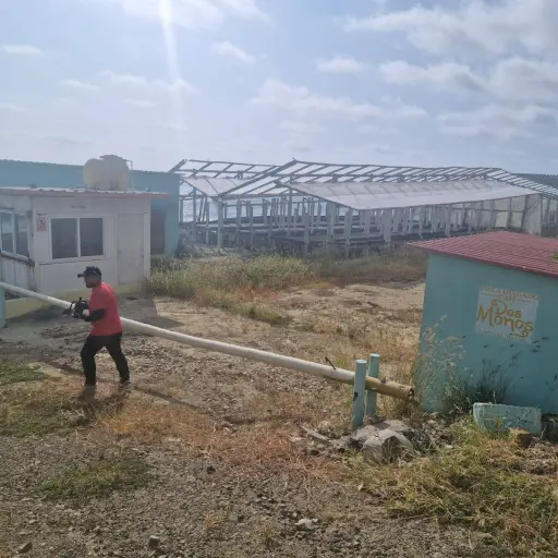 Manta: un centro de acopio de 200.000 dólares permanece en el abandono en Las Piñas