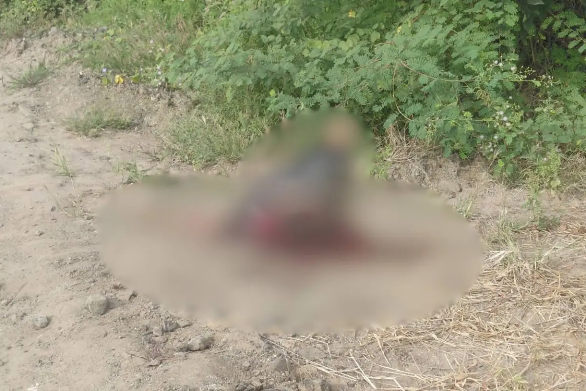Así fue encontrado el cuerpo del sujeto., El Diario