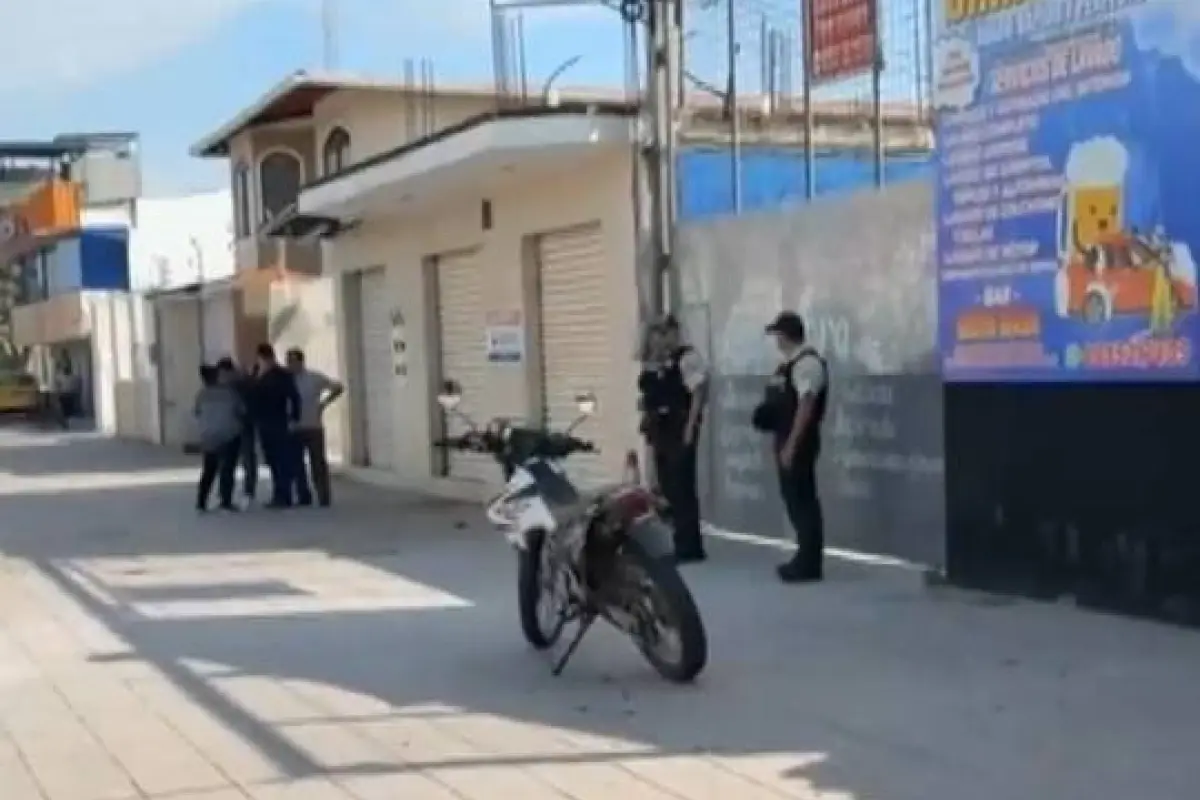 Sicarios armados llegaron hasta el establecimiento y dispararon contra los presentes., Foto: Cortesía