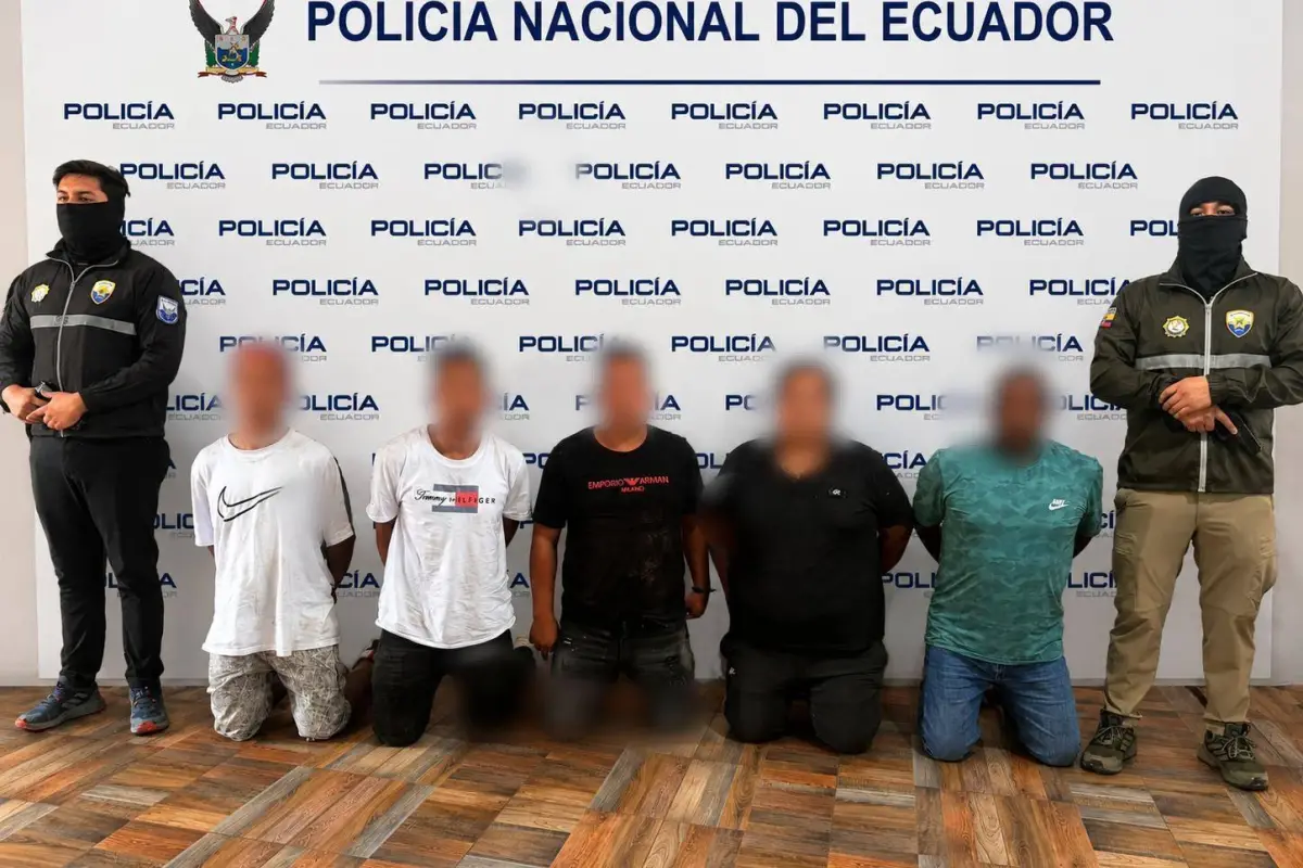 Cinco personas fueron detenidas., Cortesía