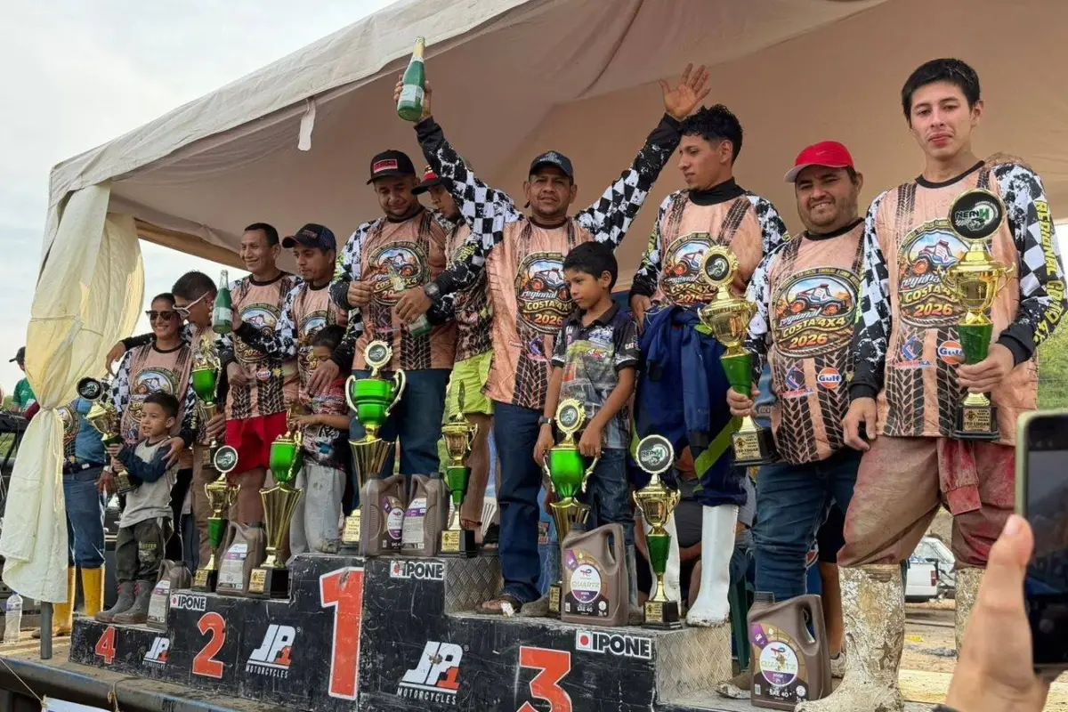 Los ganadores de la válida del 4x4 en La Solita, Portoviejo., Cortesía.