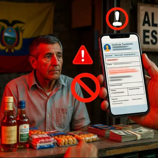 Alertan sobre estafas con certificados de transferencias bancarias en comercios de Manta