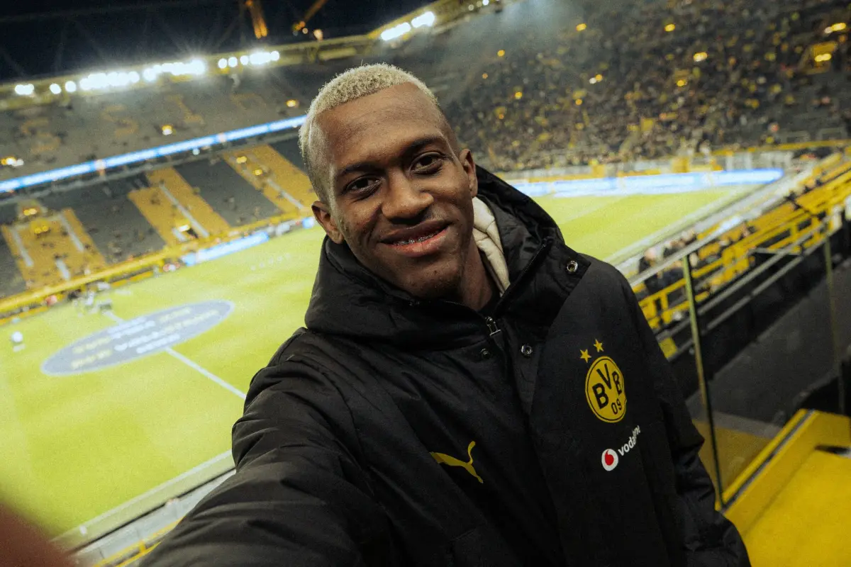 Borussia Dortmund cuando visitó las instalaciones y estadio del Borussia., Borussia Dortmund.