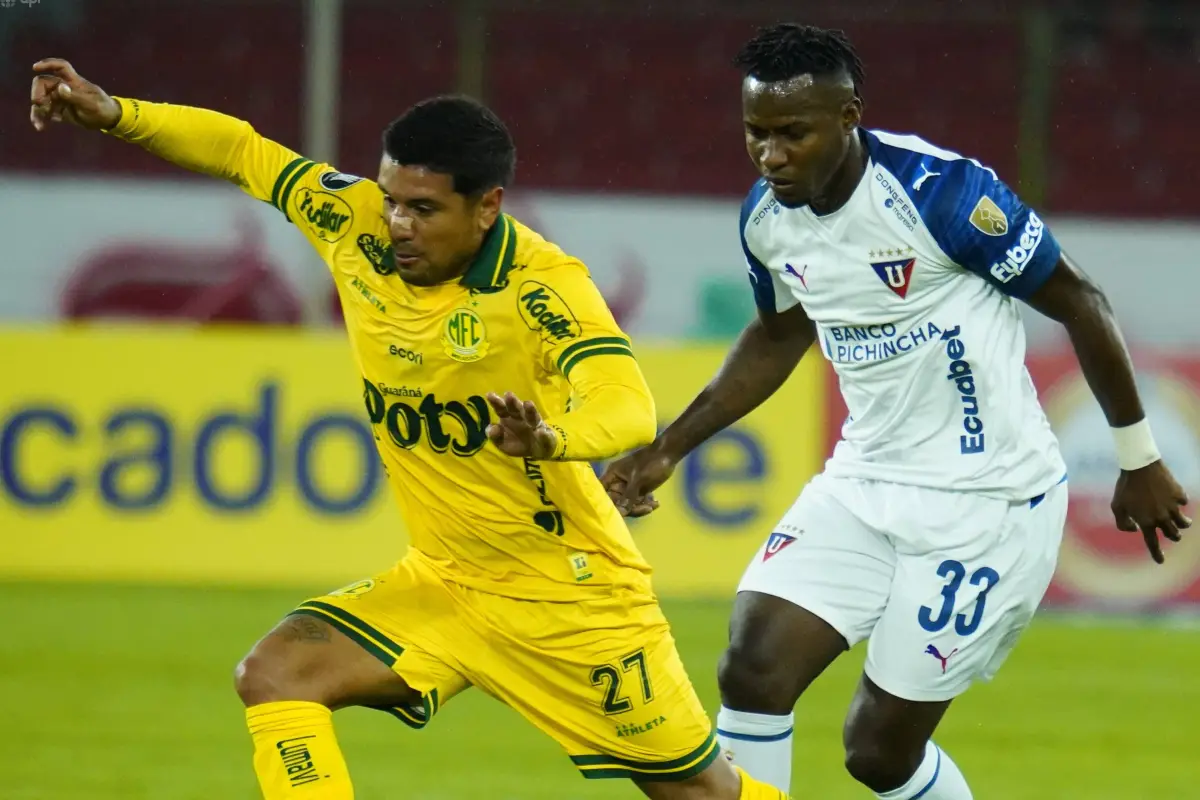 Liga de Quito superó a Mirassol en el partido de ida en Quito