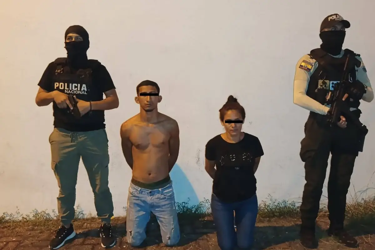 Los dos detenidos en Quinsaloma., Cortesía