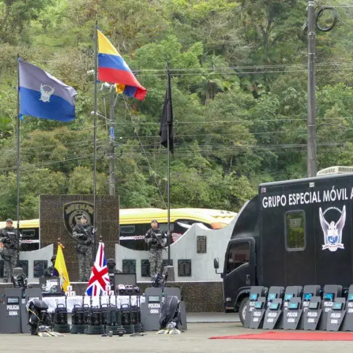 Reino Unido entrega tecnología al GEMA en medio de la lucha contra el narcotráfico