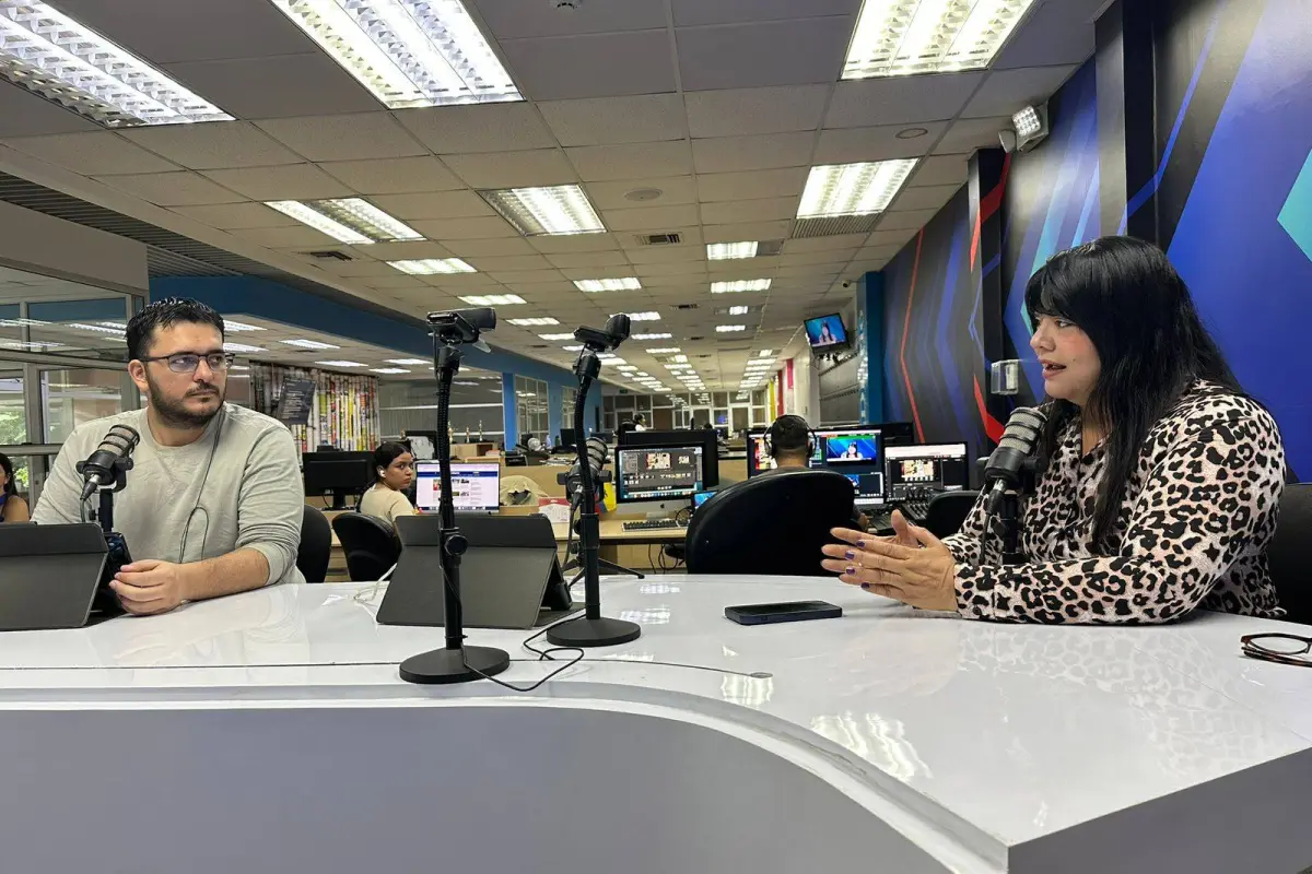 La Gobernadora de Manabí, Aurora Valle, en una entrevista en Manavisión Plus, El Diario