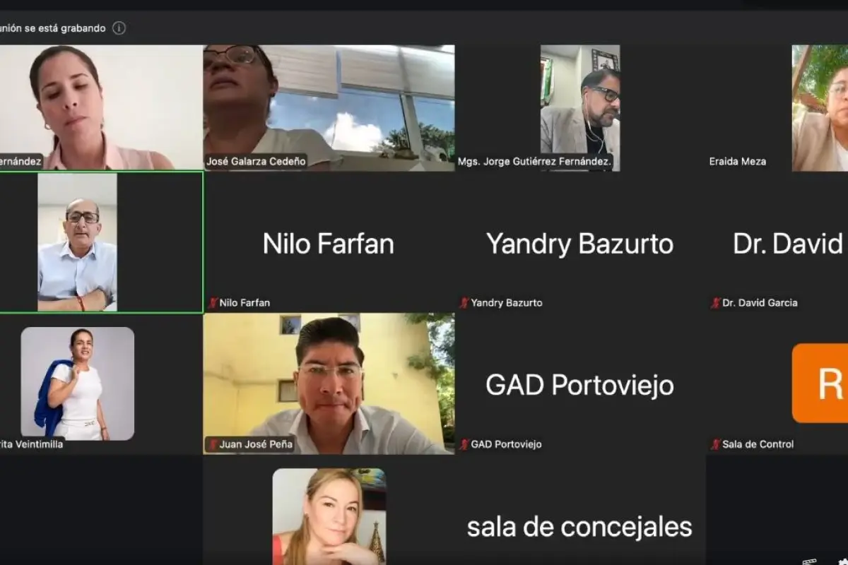 La sesión del concejo de este jueves se realizó de forma virtual., El Diario