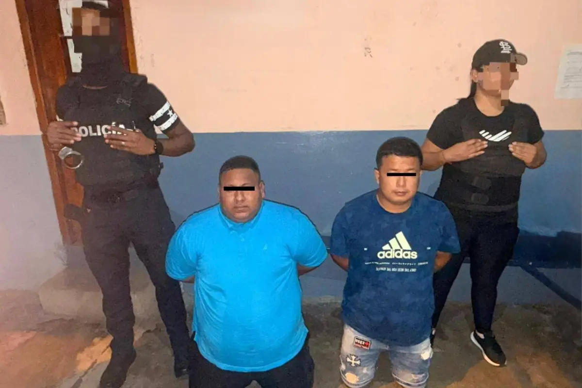 Los dos detenidos por la Policía., Cortesía