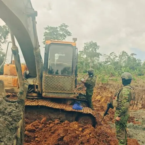 Desmantelan red de minería ilegal en San Lorenzo
