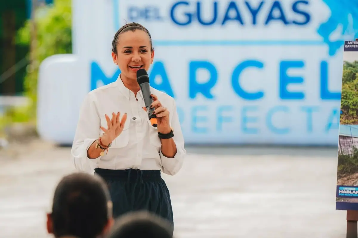 La prefecta del Guayas Marcela Aguiñaga. , IG: marcelaguinagav