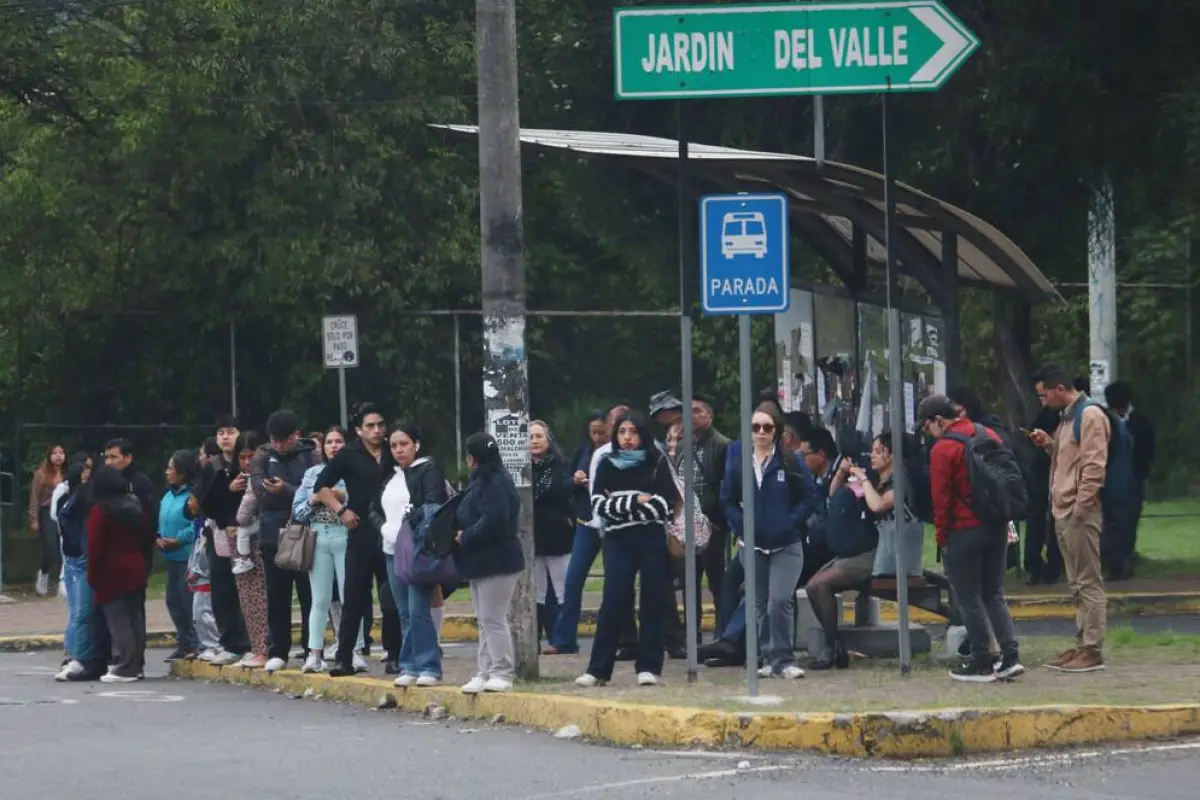 Crisis de transporte en Quito