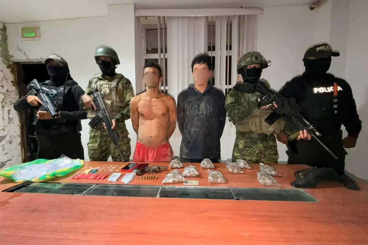 Los detenidos quedaron a órdenes de las autoridades judiciales y las evidencias bajo custodia policial., Cortesía