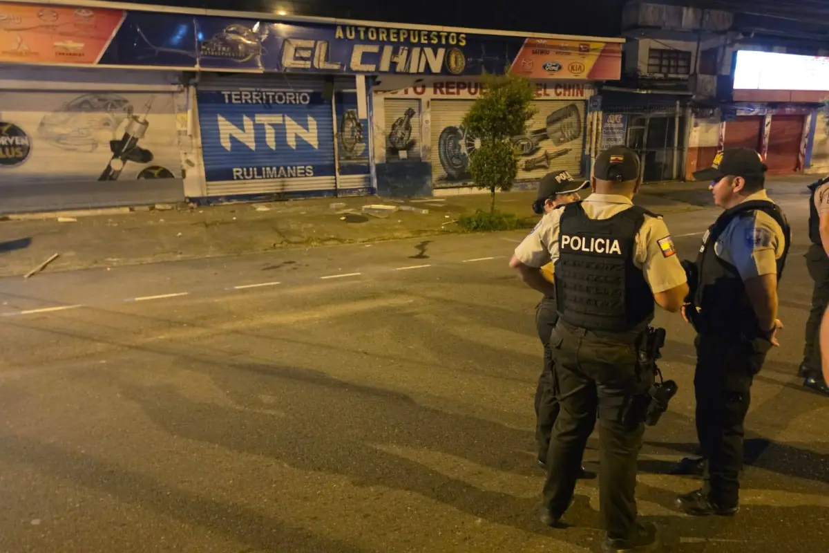 Uno de los locales atacados en Santo Domingo., Cortesía